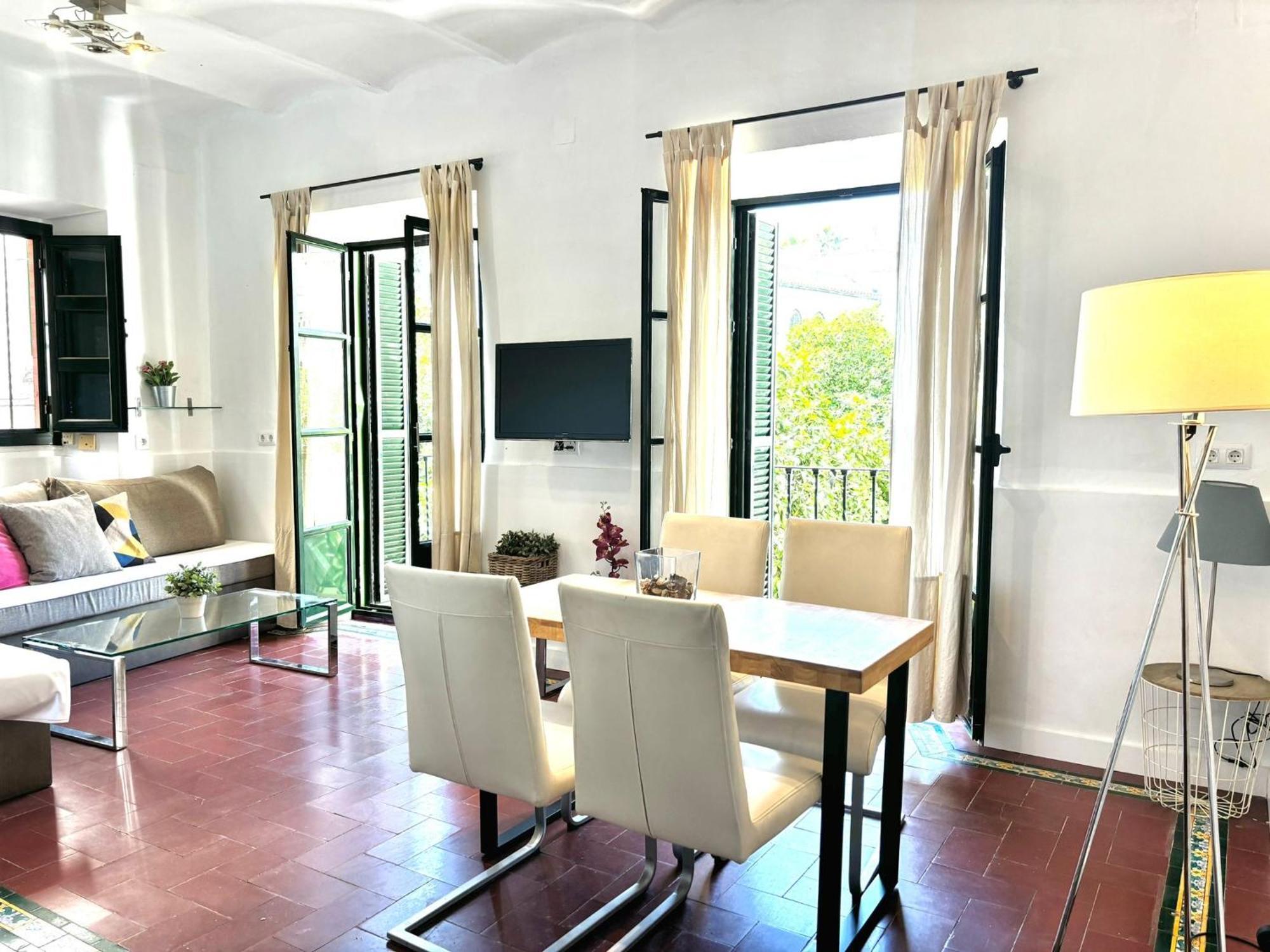 Ferienwohnung Plaza De Santa Cruz Sevilla Exterior foto