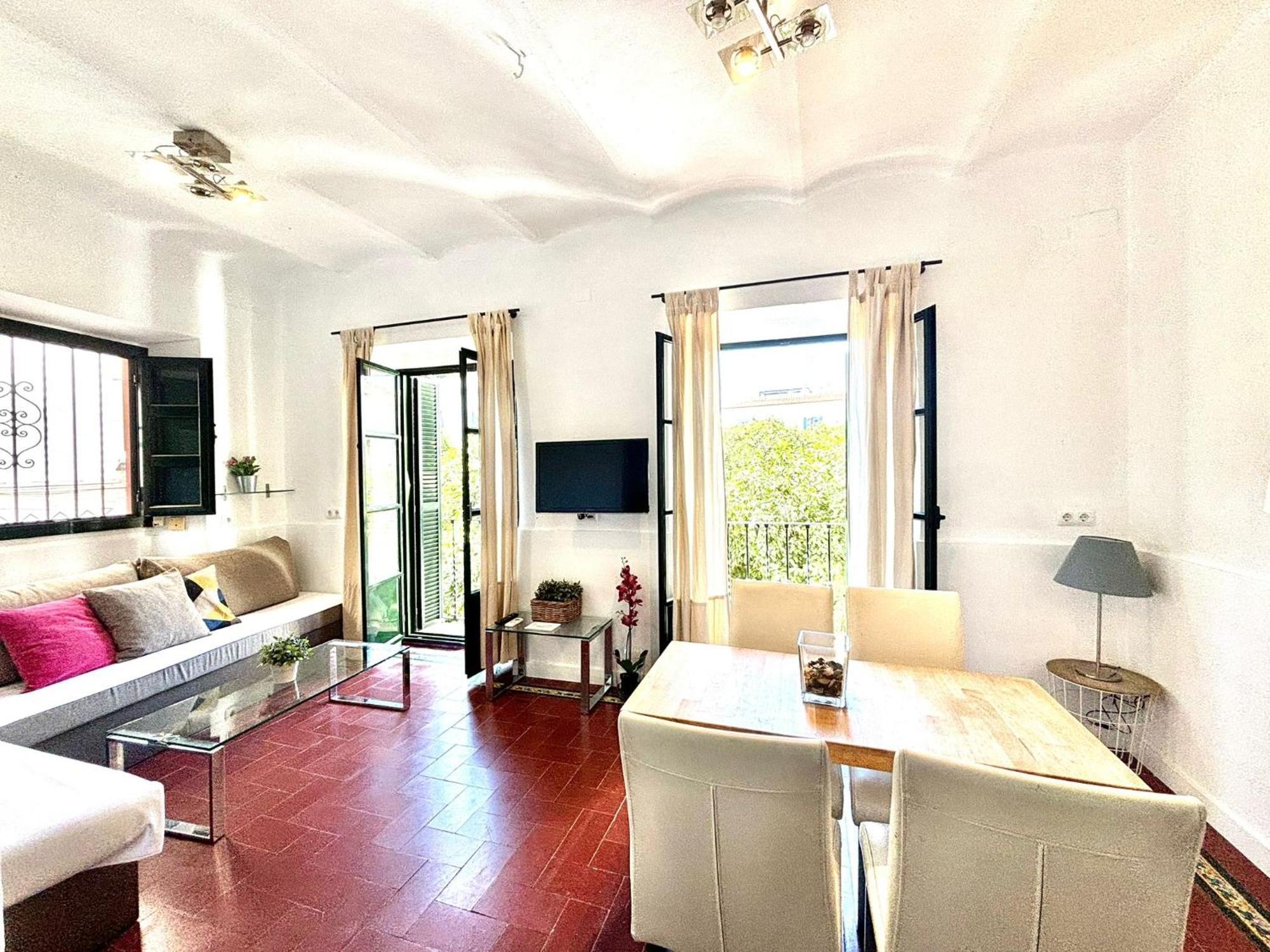 Ferienwohnung Plaza De Santa Cruz Sevilla Exterior foto
