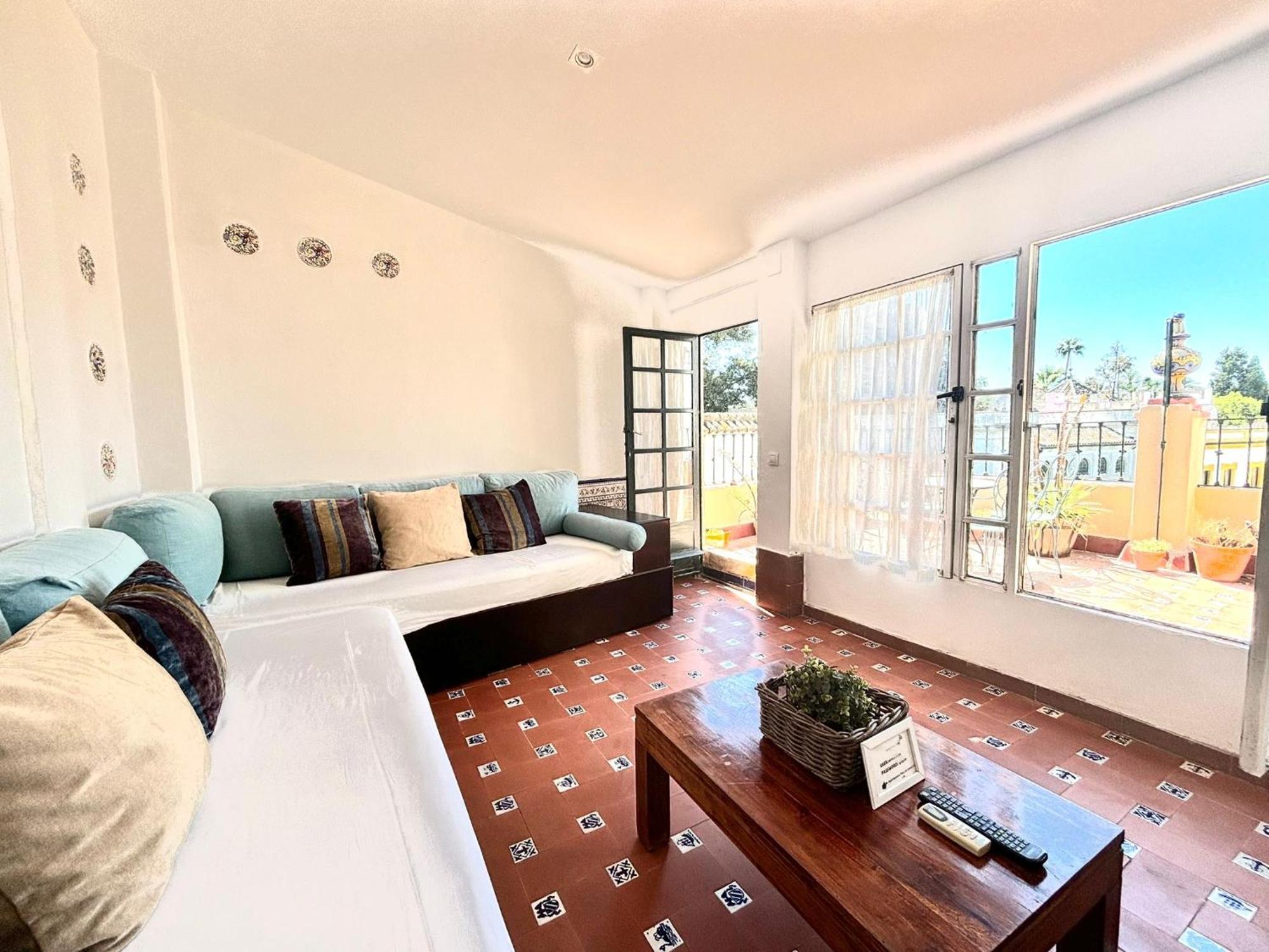 Ferienwohnung Plaza De Santa Cruz Sevilla Exterior foto